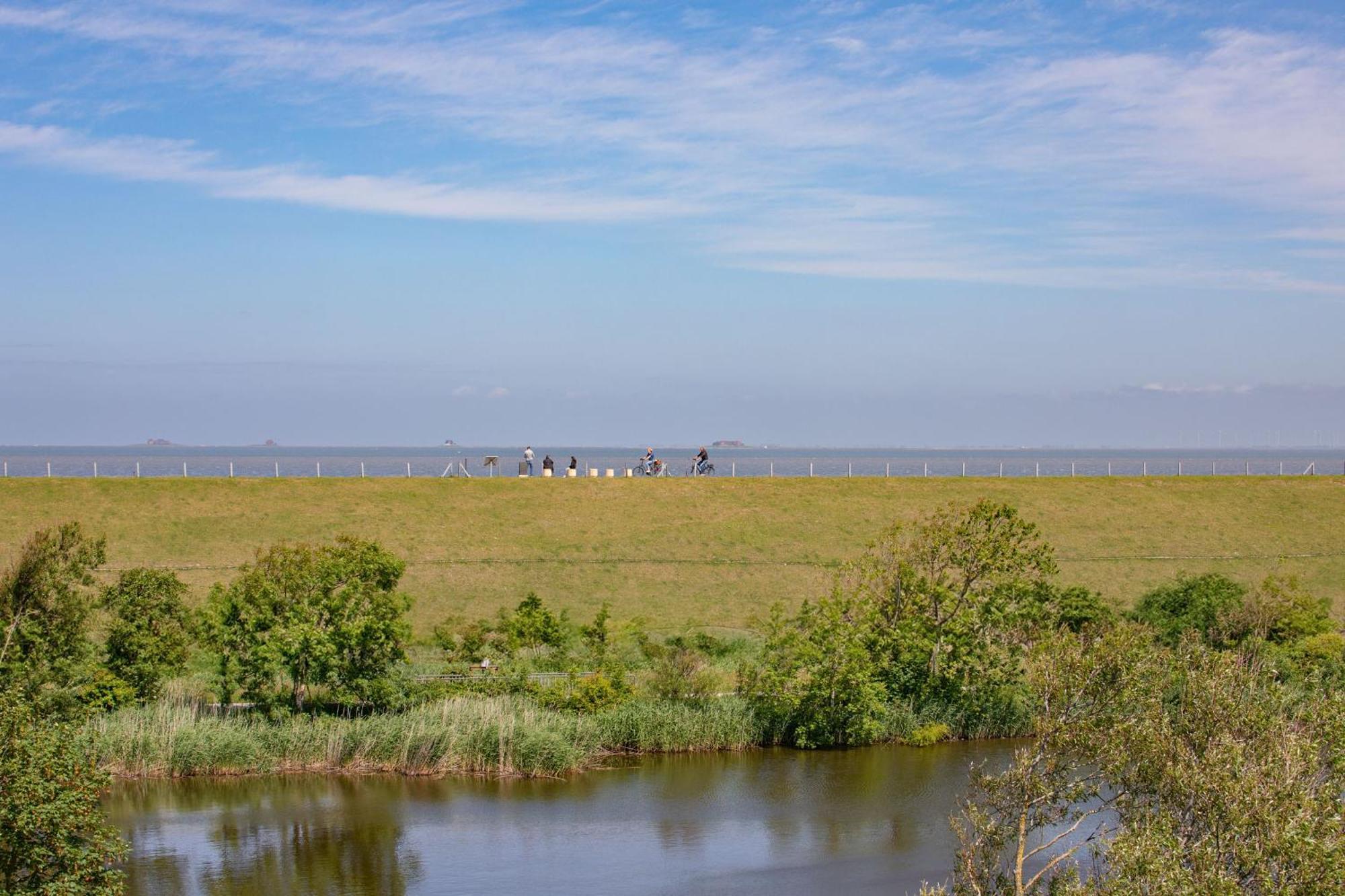 Apartment N14 Direkt Am Nordseedeich Mit Blick Auf Den See นอร์ดชตรันด์ ภายนอก รูปภาพ